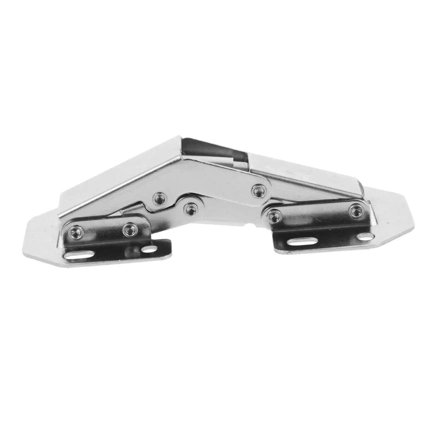 Front view of Wardrobe Hinge Repair Kit With High Load Bearing Capacity And Symmetrical Design For Kitchen Cabinet Doors Built To Last Heavy Duty Friction Hinges Durable Metal Parts Easy Installation With Included Tools Reinforced Hinge System.