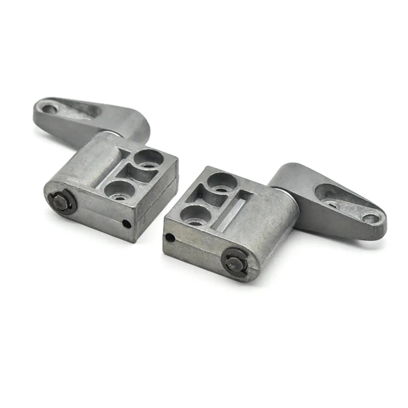 2 Pack Zinc Alloy Damping Hinge Set With 360 Degree Rotatable Torque Shaft For Cabinet And Gate Friction Hinges 0.56 Nm Right Hand Smooth Self Closing Quiet Operation