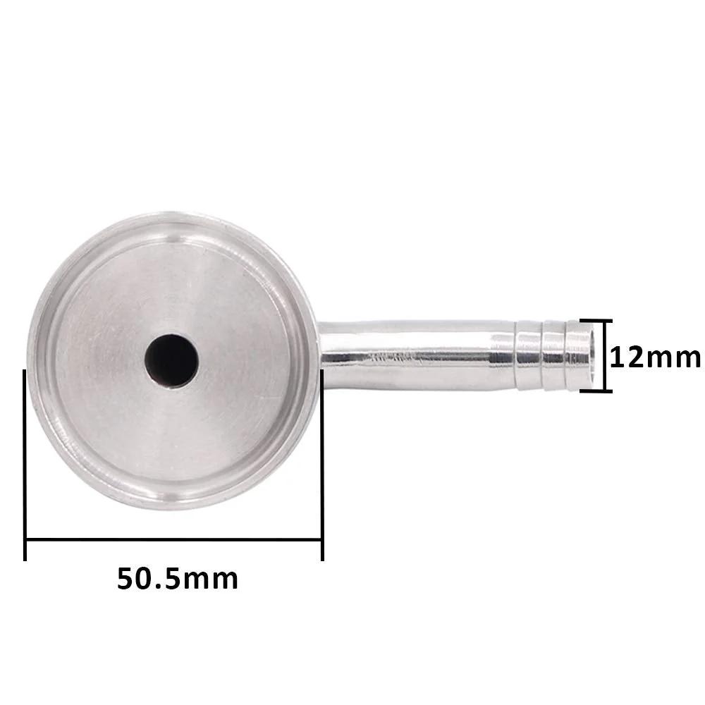Sanitary Hose Barb Pipe Fitting 90 Degree Elbow For Rubber Hoses One Half Inch Barb 1.5 Inch Tri Clamp Ferrule 50.5mm Tube OD