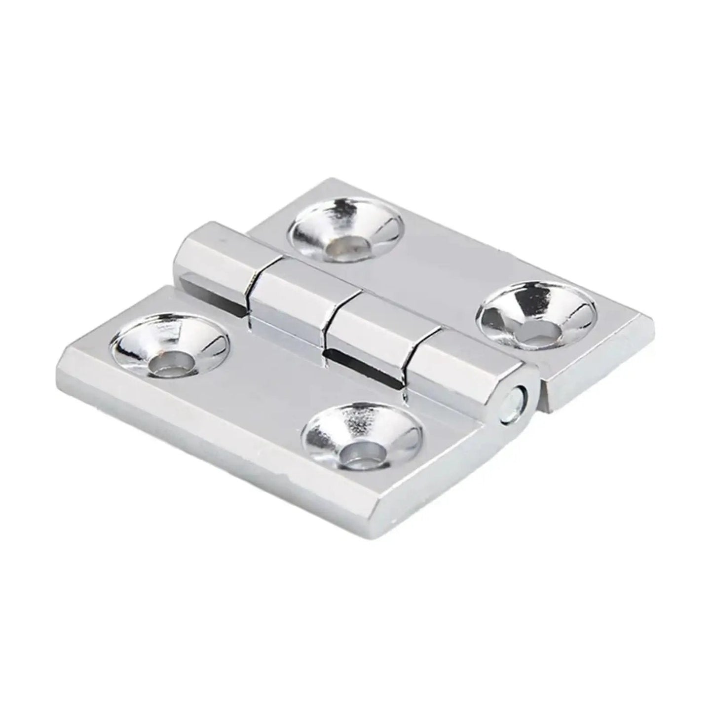 Adjustable Butt Door Hinge For Cabinets And Furniture Self Closing And Quiet Operation Heavy Duty Stainless Steel Silver Finish