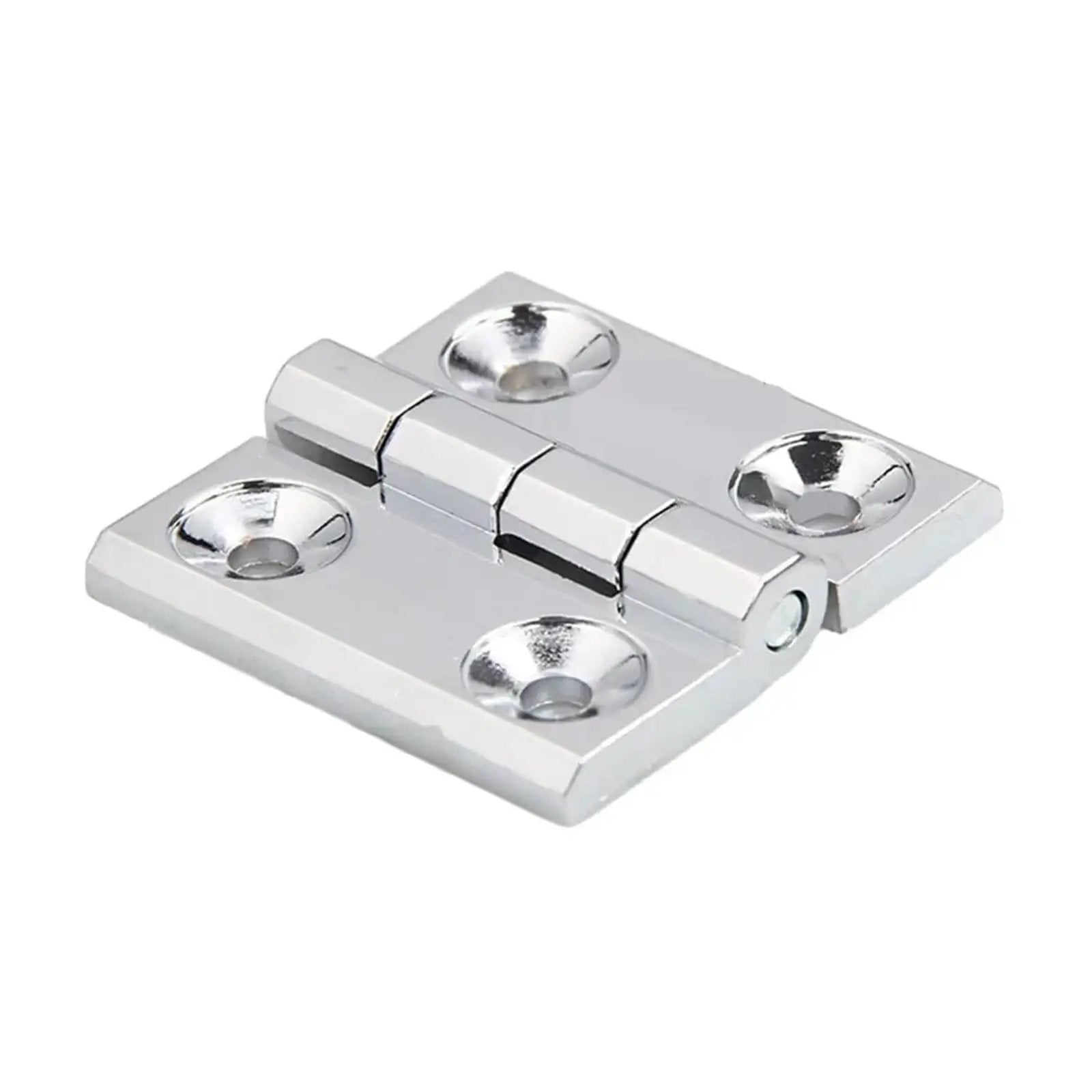 Adjustable Butt Door Hinge For Cabinets And Furniture Self Closing And Quiet Operation Heavy Duty Stainless Steel Silver Finish