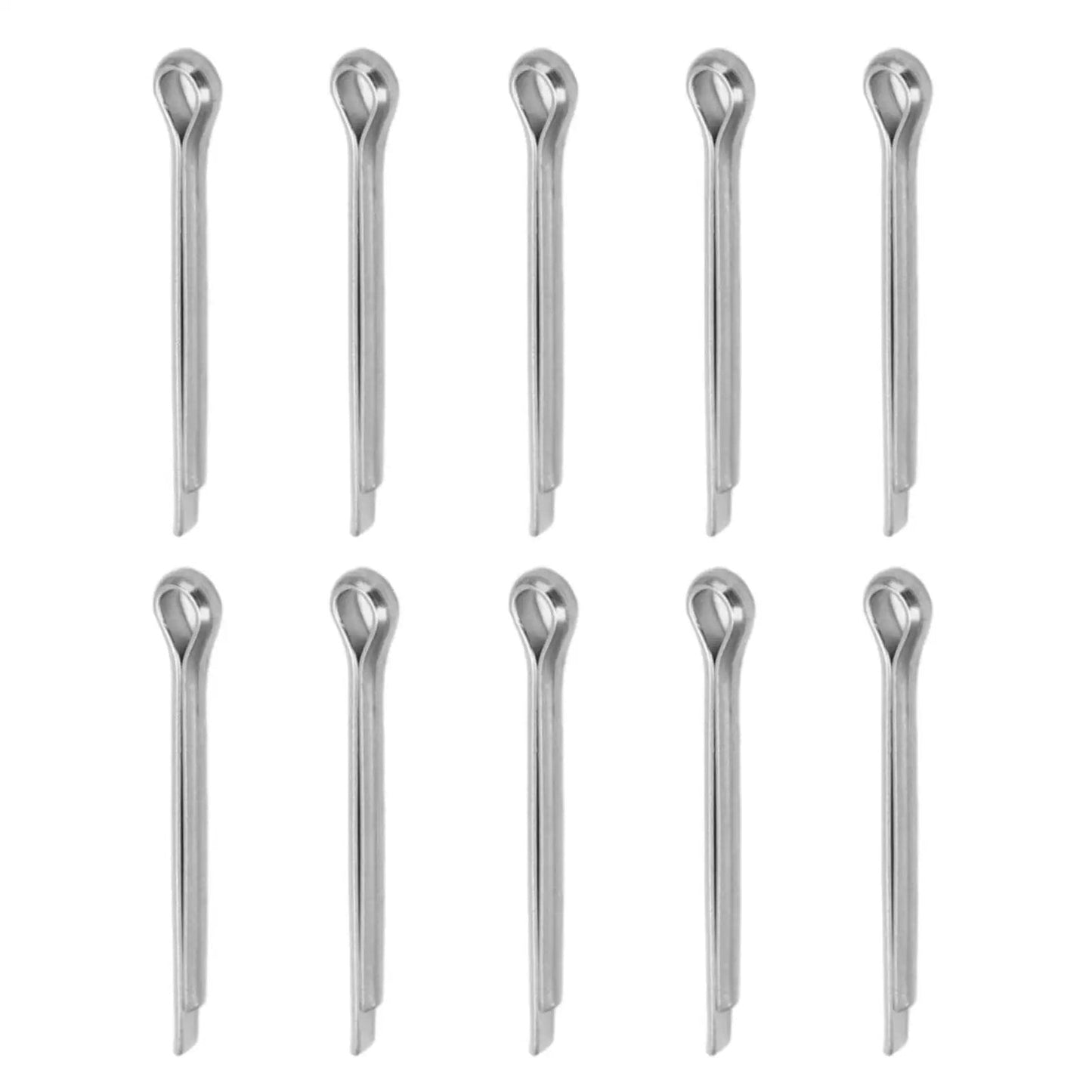 Stainless Steel Cotter Pins For Bike Brake Pads 10 Piece Set Heavy Duty Hairpin Clips And Retaining Pins