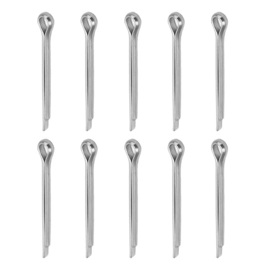 Stainless Steel Cotter Pins For Bike Brake Pads 10 Piece Set Heavy Duty Hairpin Clips And Retaining Pins