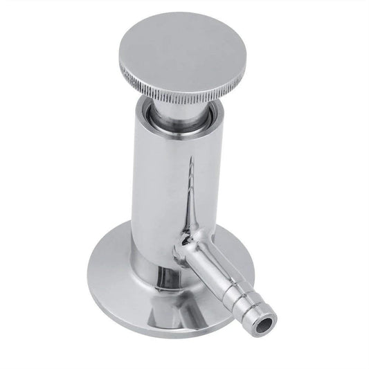 2 Inch Sanitary Sample Valve With 304 Stainless Steel Body And Quick Clamp Connection For Dairy Food And Pharma Processes, Easy Install And Uninstall, Ferrule Outer Diameter 50 Point 5mm, Rust Resistant SUS304 Valve