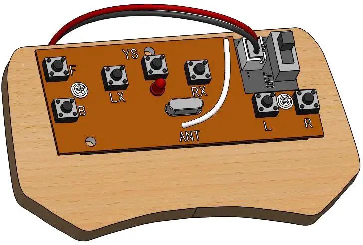 DIY 4WD Remote Control Car Kit electronics board with buttons and wires for kids ages 6-12 STEM lessons