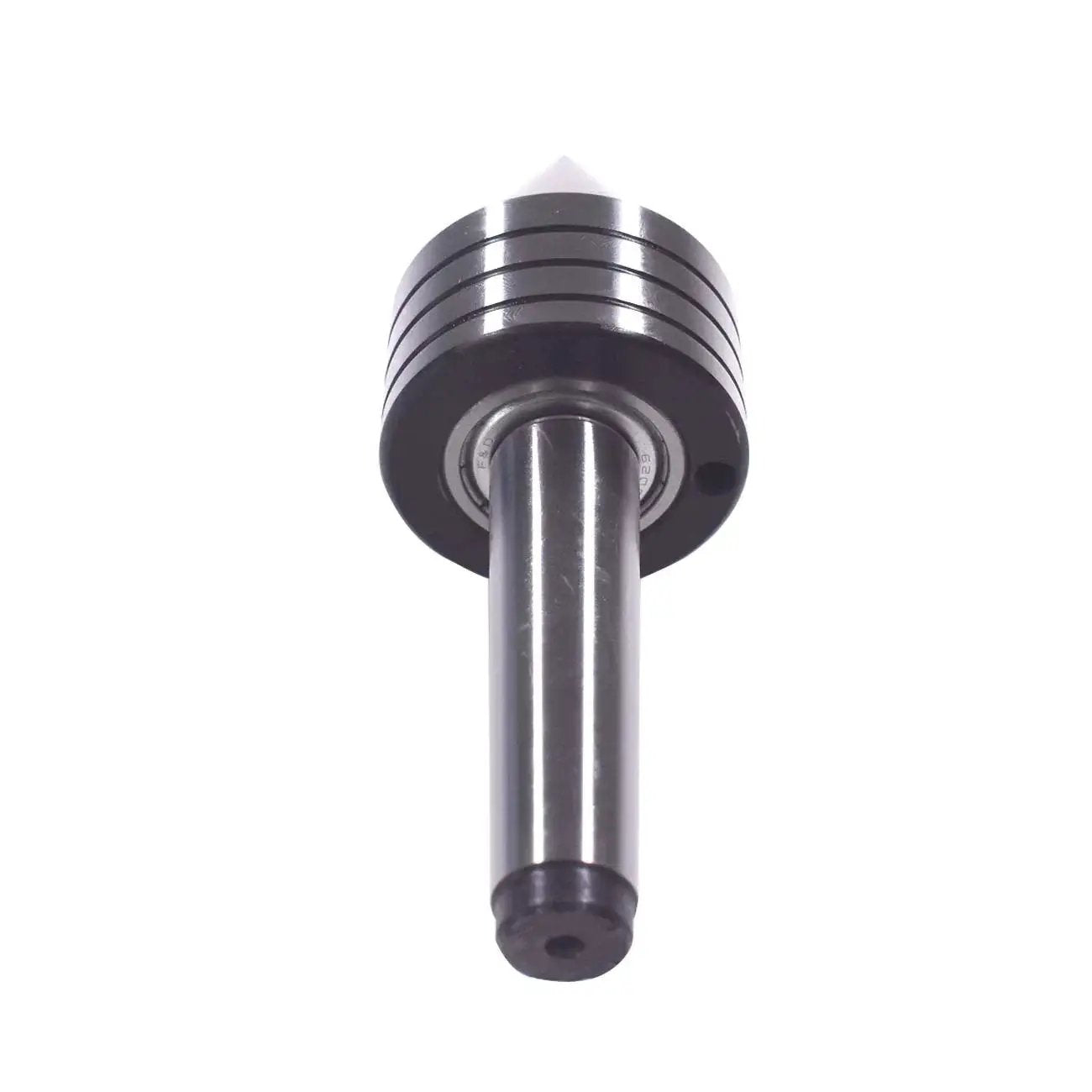 Heavy Duty MT2 Rotary Live Center Shaft with Morse Taper Precision Bearing for Smooth High Speed Metal and Wood Turning on Lathes and CNC Machines