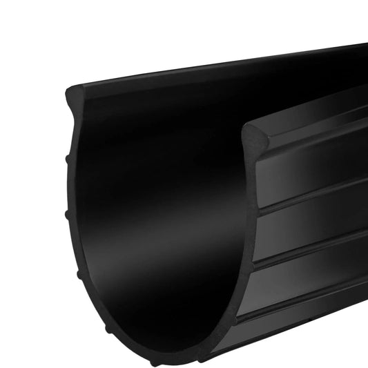 Close-up of 16Ft Replacement Garage Door Bottom Seal Vinyl Weather Stripping for Wayne Dalton 8000 and 9000 Series Foam Core Steel Overhead Doors