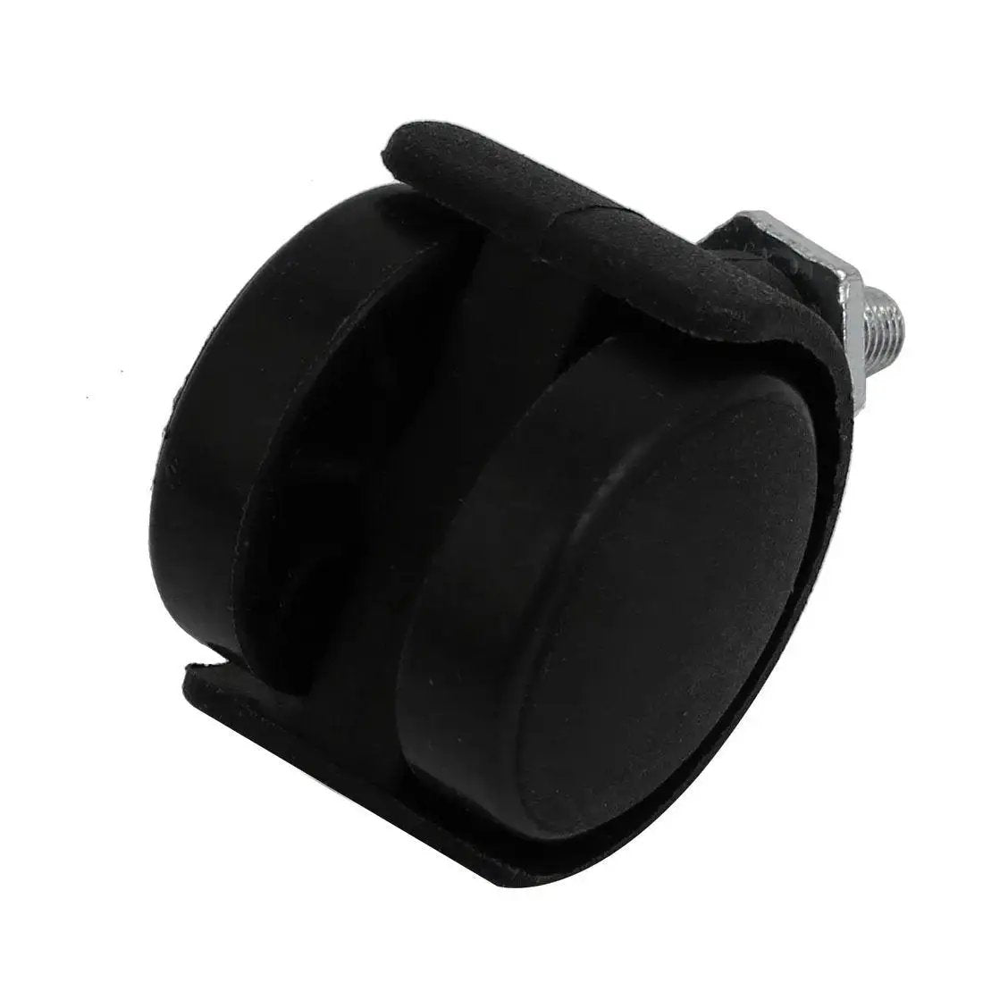 1.2 Inch Nylon Wheel Caster With M6 Threaded Stem Non Brake Swivel 5 Pieces Load Capacity 10-20kg Each Durable Nylon And Metal Wheel 30mm