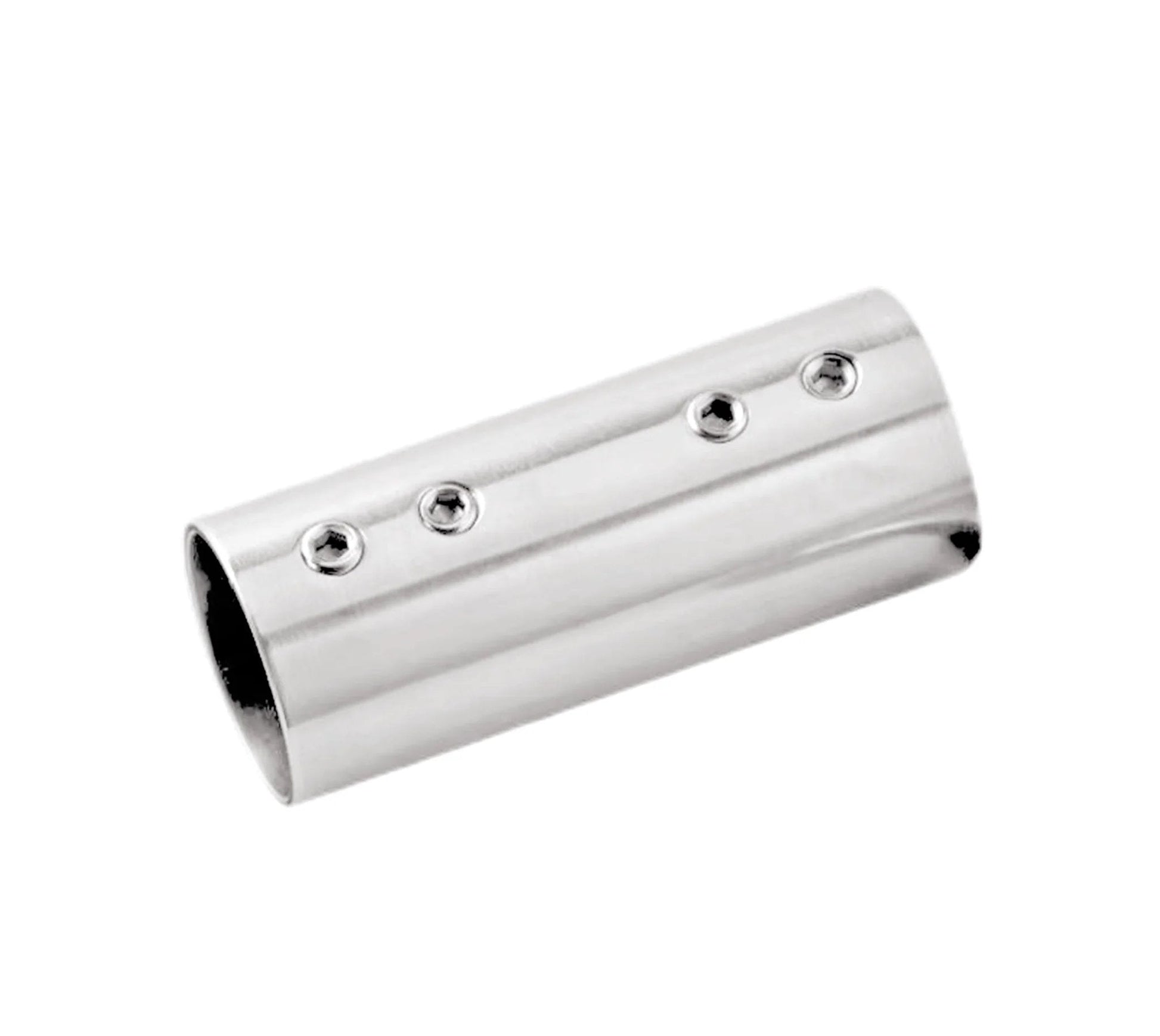 316 Stainless Steel Marine Straight Pipe Fittings 2 Pack For 25mm And 1 Inch OD Tubes Durable Boat Hardware Couplers