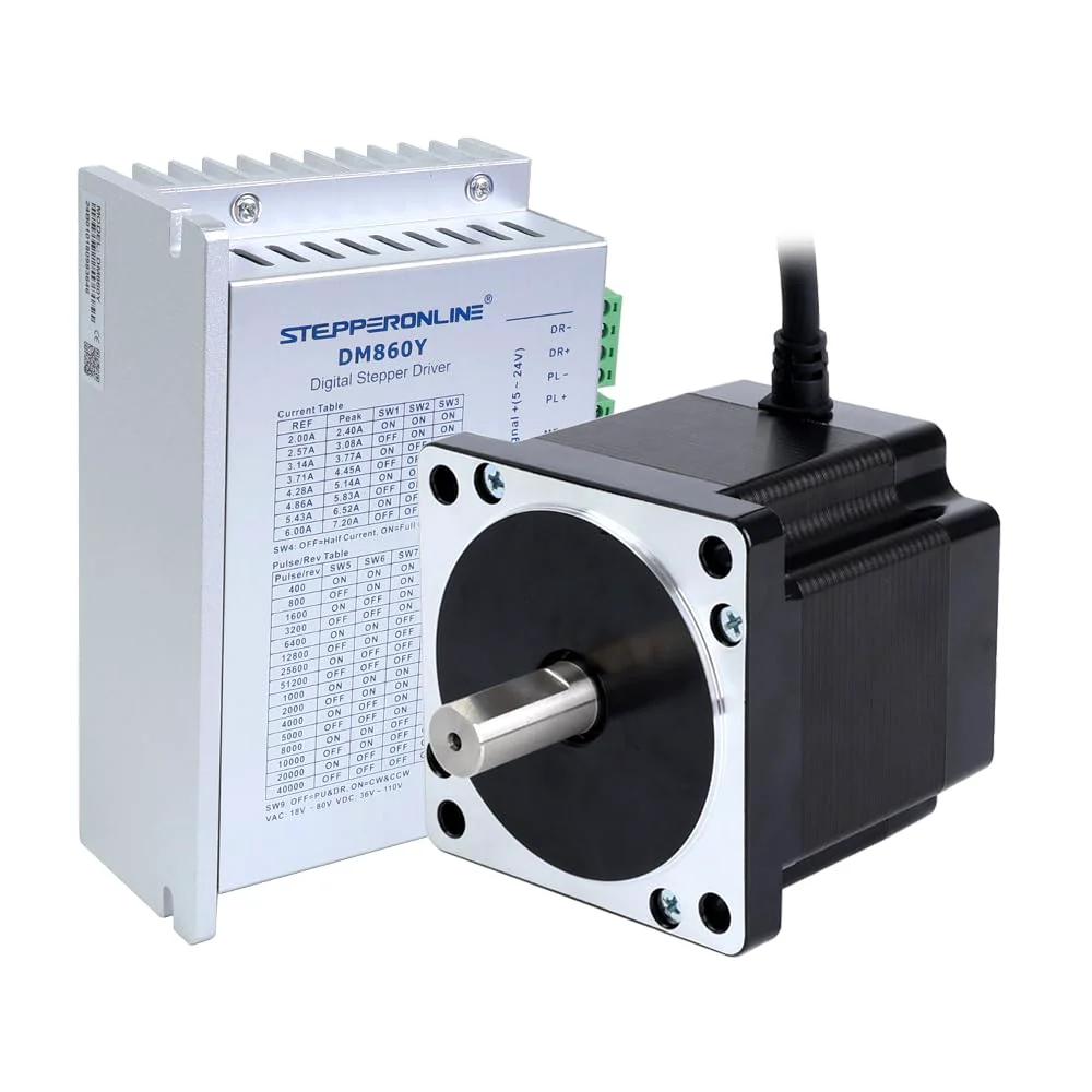 1 Axis CNC Kit With 4.8Nm Nema 34 Stepper Motor And DM860Y Driver For DIY CNC Mills Routers And Lathes