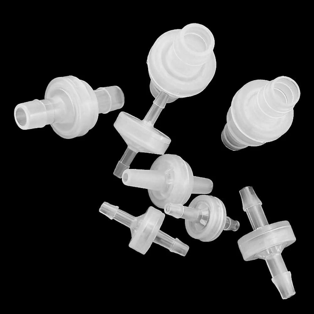 One Way Check Valve 1/8 Inch Hose Barb Non Return PVED Plastic Valve For Water Fuel Oil Air Gas Ozone Resistant Pack Of 3 Durable