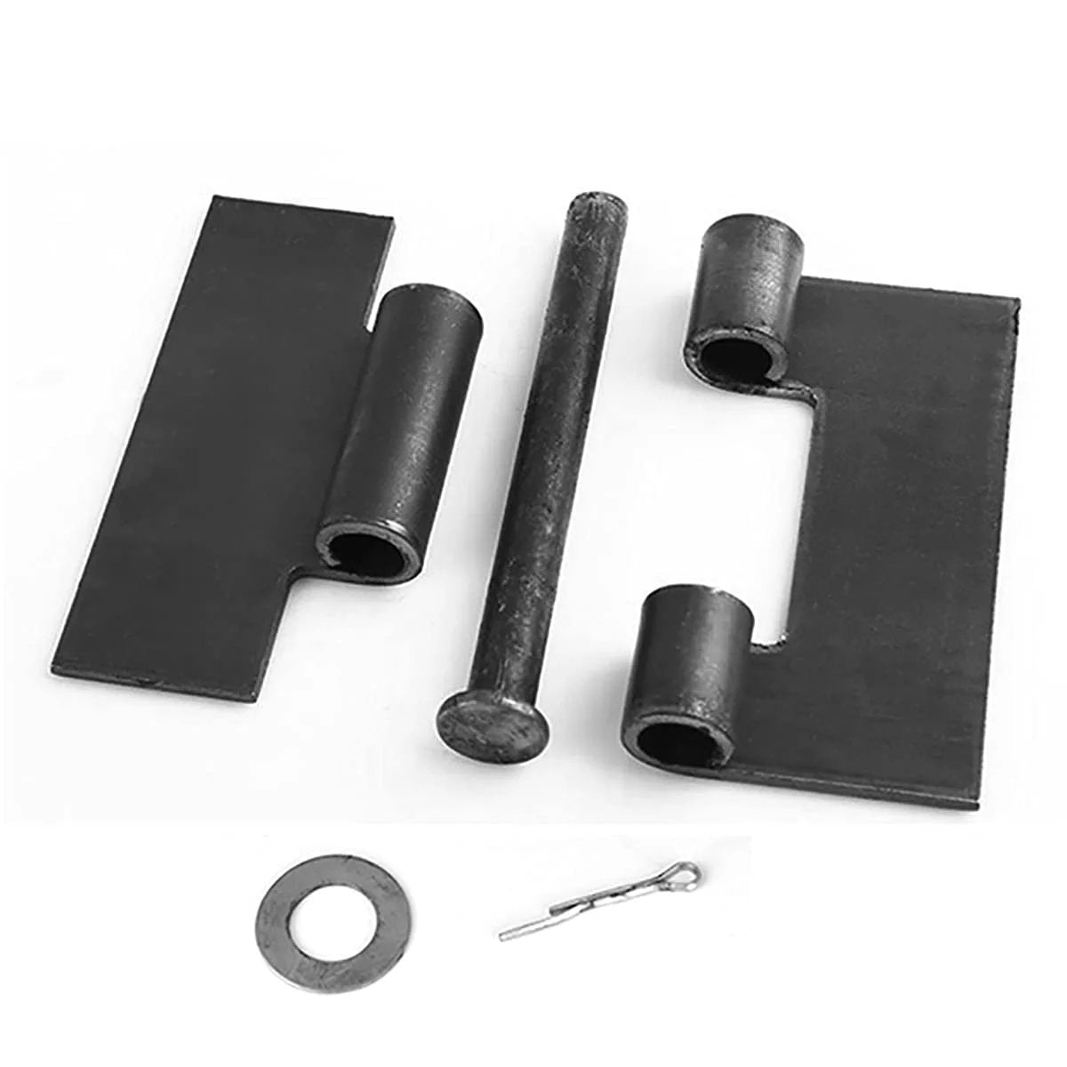 Heavy Duty Weld On Gate Hinges 4 Pack, Four And A Half Inch By Four And A Quarter Inch, Three Sixteenth Inch Thick Metal Door Hinges