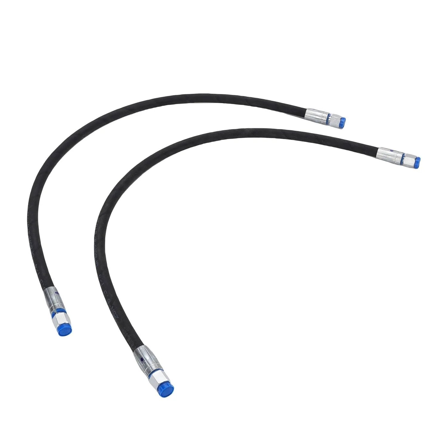 Two Pack Beefed Up Excavator Diverter Valve Hoses For One To Two Ton Mini Excavator 32 Inch Length Hydraulic Diverter Hose Set
