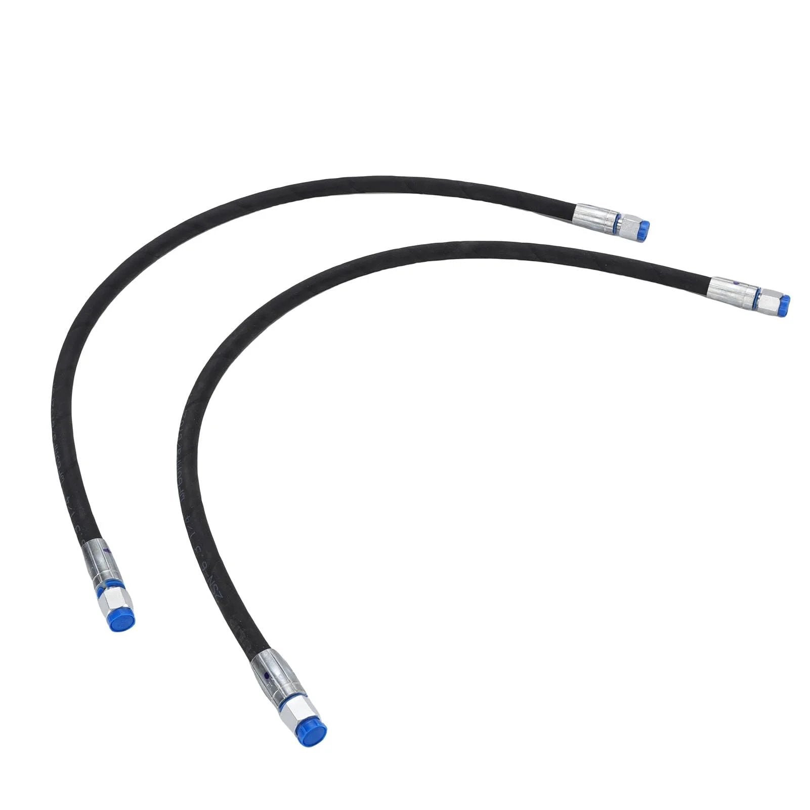 Two Pack Beefed Up Excavator Diverter Valve Hoses For One To Two Ton Mini Excavator 32 Inch Length Hydraulic Diverter Hose Set