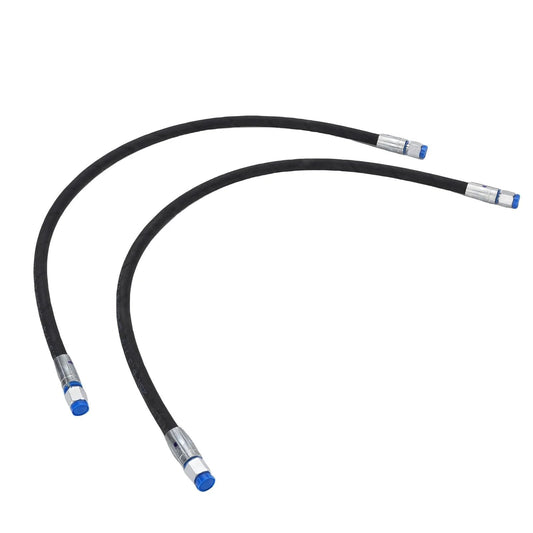Two Pack Beefed Up Excavator Diverter Valve Hoses For One To Two Ton Mini Excavator 32 Inch Length Hydraulic Diverter Hose Set