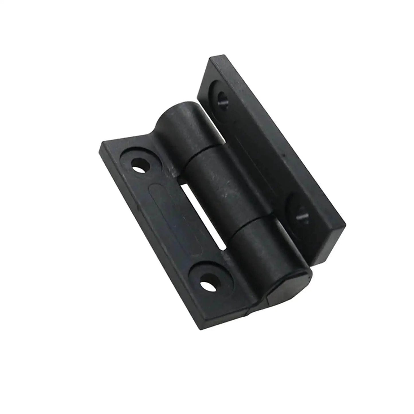 Flat Opening Torque Hinge Plastic Gate Hinge With Adjustable Torque One Piece White Durable Gate Hardware For Home Garden