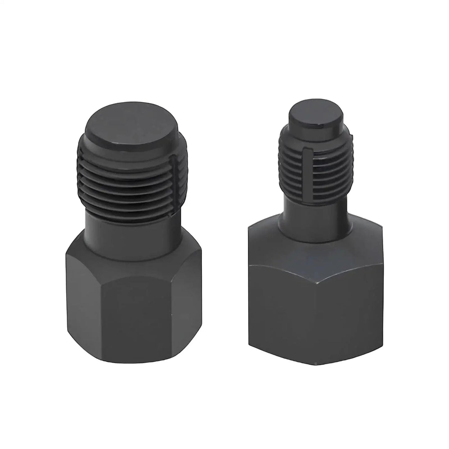 2 Piece Oxygen Sensor Thread Chasers Set With M18 x 1.5mm And M12 x 1.25mm Threads, 3/8 Inch Drive, black oxide finish