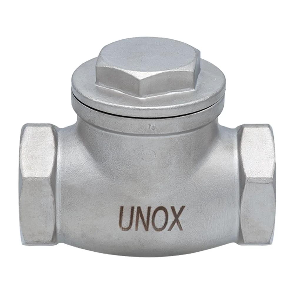 1 Inch Stainless Steel Check Valve Non Return Valve For Water And Air Compressor Systems SS304 CF8 Heavy Duty Threaded Construction