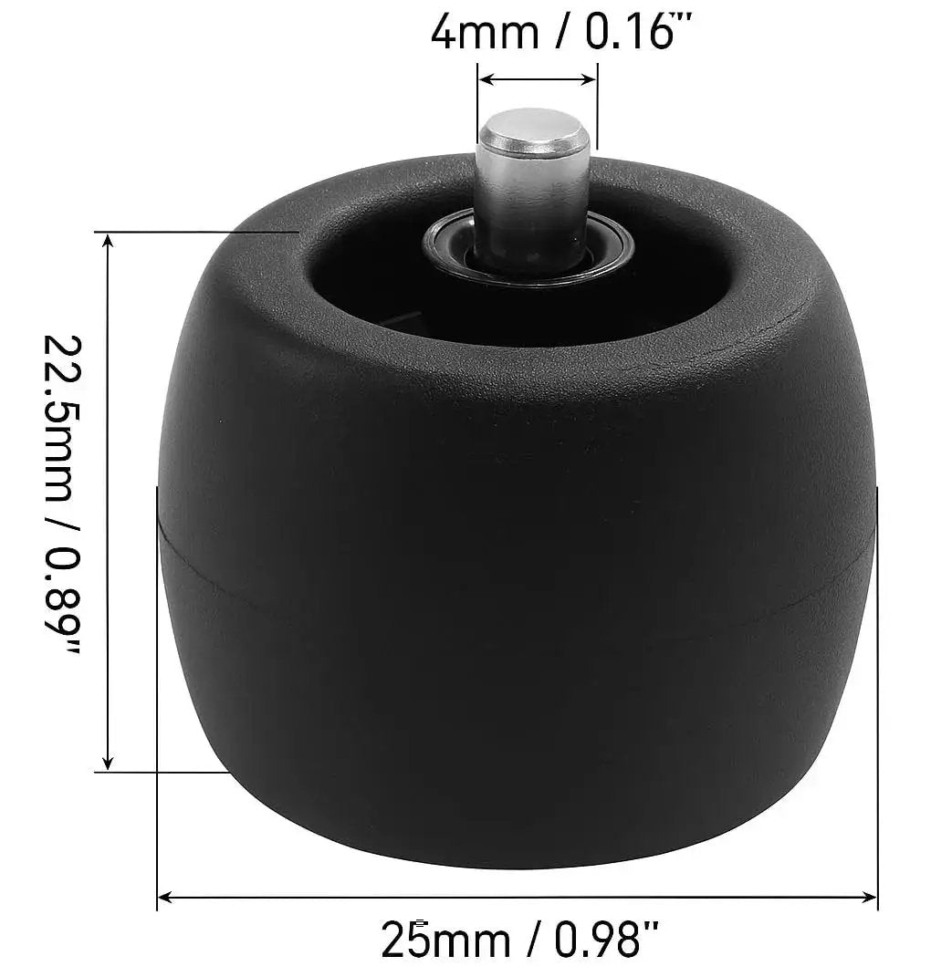 Front Caster Wheel Replacement for Shark Robot Vacuums, Compatible With RV700 RV750 RV761 RV1000 RV2610WA AV2501AE AV2610WA RV2400WD And More