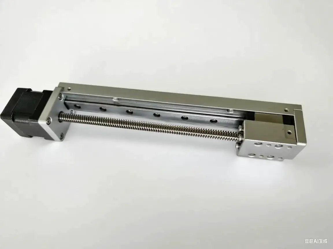 Compact Linear Stage Actuator 150mm Travel CNC Slide Guide With Stainless Steel Construction Motorized Nema 14 Stepper