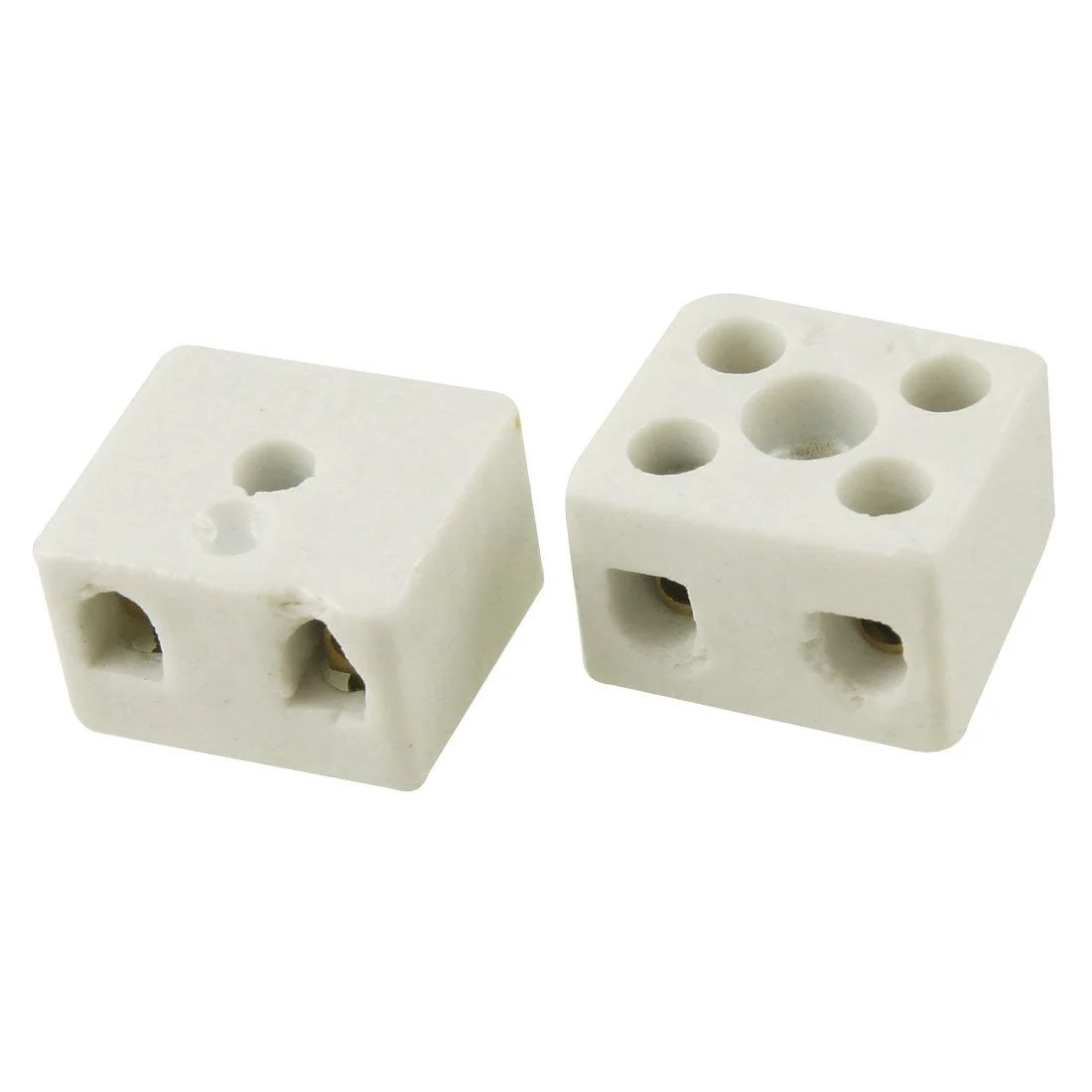 2 Way 16A Ceramic Terminal Block For High Temperature Electrical Wiring Porcelain Ceramic Connectors For Wire Cable Easy Screw Clamp No Fuss Heat Resistant And Durable 2 Pack