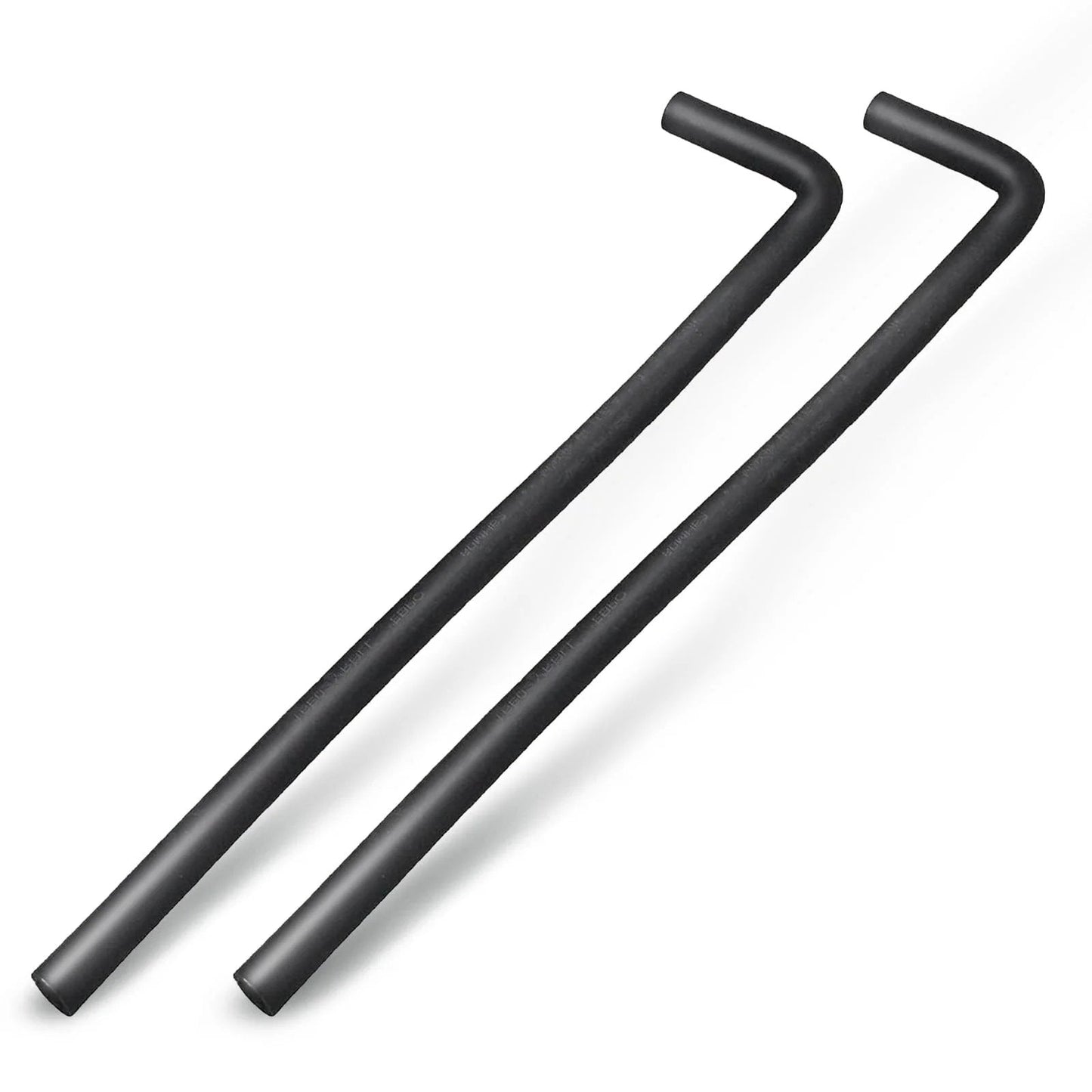 LS Swap Heater Hose Set With 90 Degree Molded Hoses, 5/8 Inch ID And 3/4 Inch ID, Each 4 Inch By 24 Inch, Black