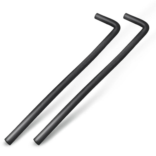 LS Swap Heater Hose Set With 90 Degree Molded Hoses, 5/8 Inch ID And 3/4 Inch ID, Each 4 Inch By 24 Inch, Black
