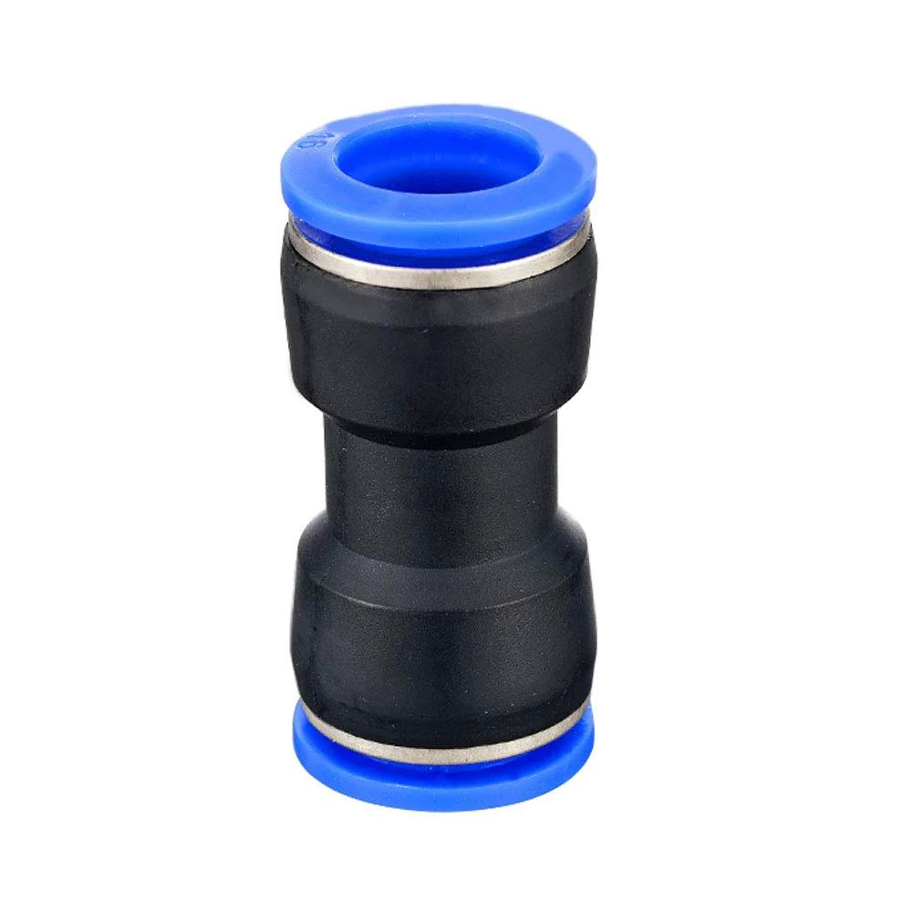 Push To Connect Straight Union Tube Fitting 4mm OD X 4mm OD Pneumatic Connector For Air Lines Quick Connect Reusable Durable