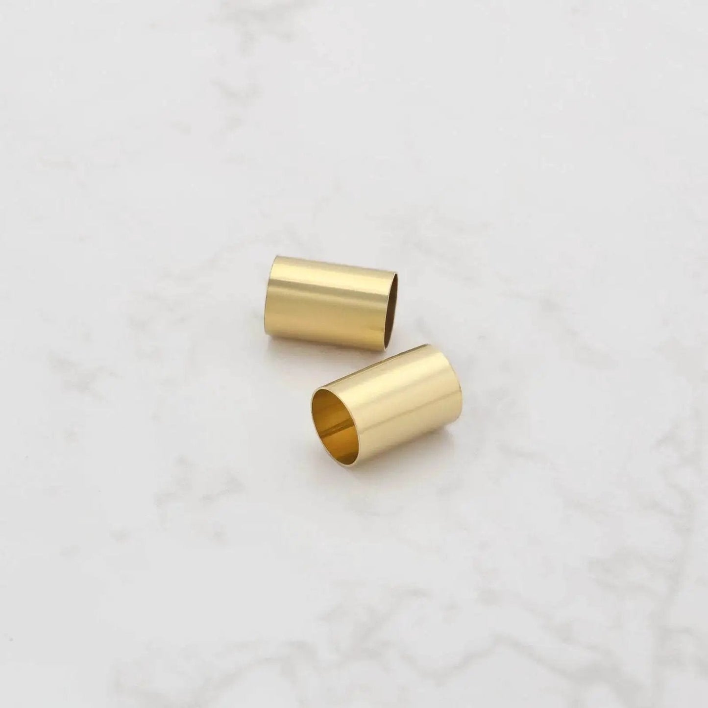 Guitar Brass Pot Sleeves 10 Pcs 6.35 Mm Outer 6.04 Mm Inner 9.5 Mm Length Convert Split Shaft Pots