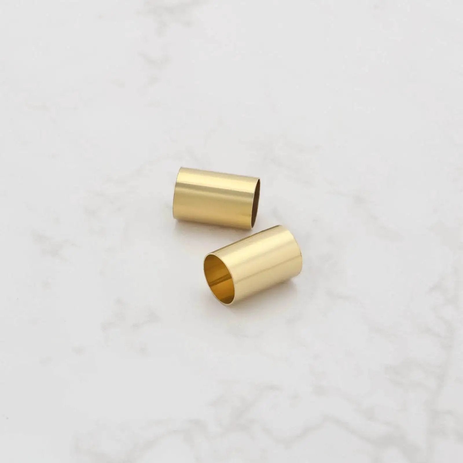 Guitar Brass Pot Sleeves 10 Pcs 6.35 Mm Outer 6.04 Mm Inner 9.5 Mm Length Convert Split Shaft Pots