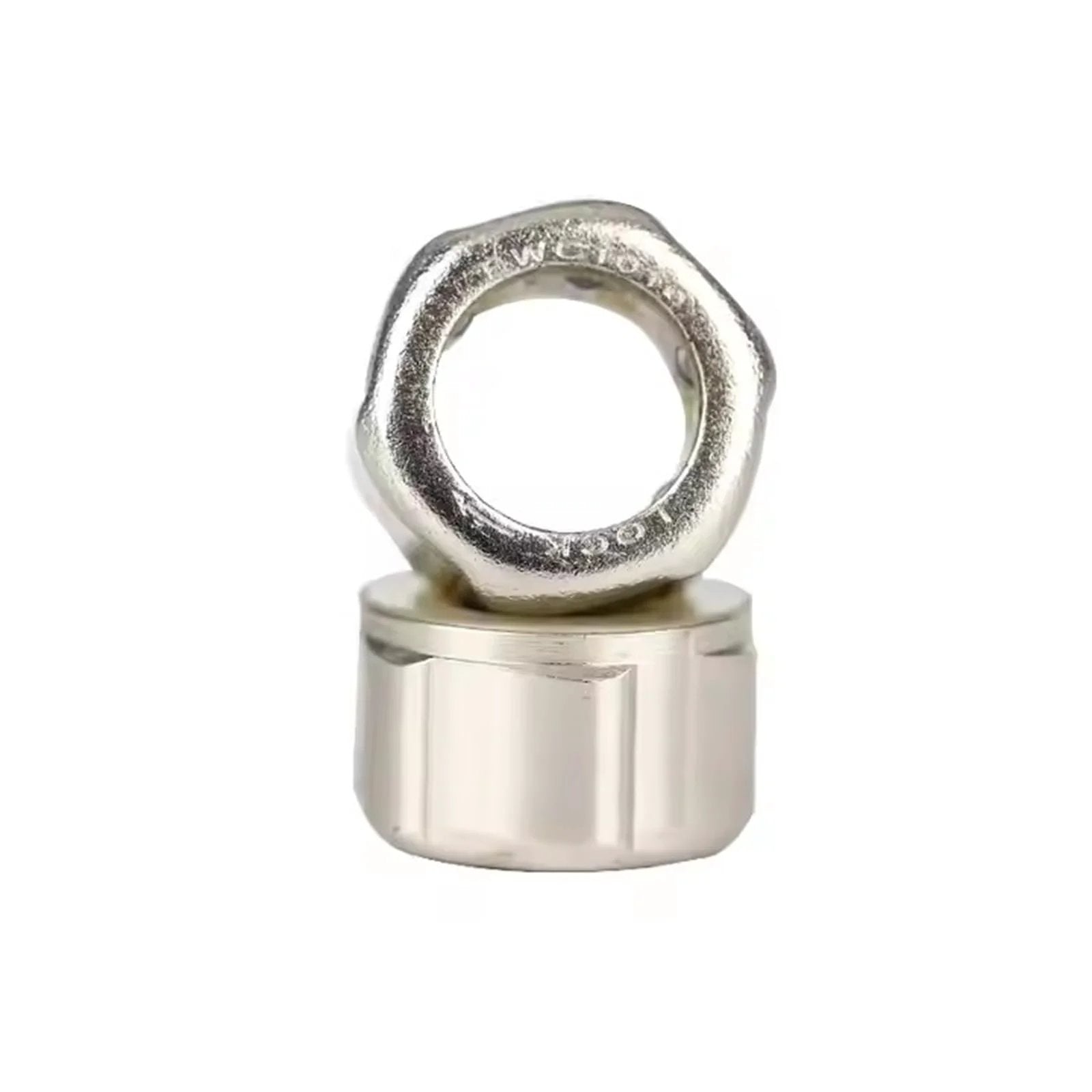 Front view of One Way Clutch Needle Roller Bearing Kit 12x18x9mm, 2 Pack Unidirectional Bearings With Steel Cage for smooth axial load
