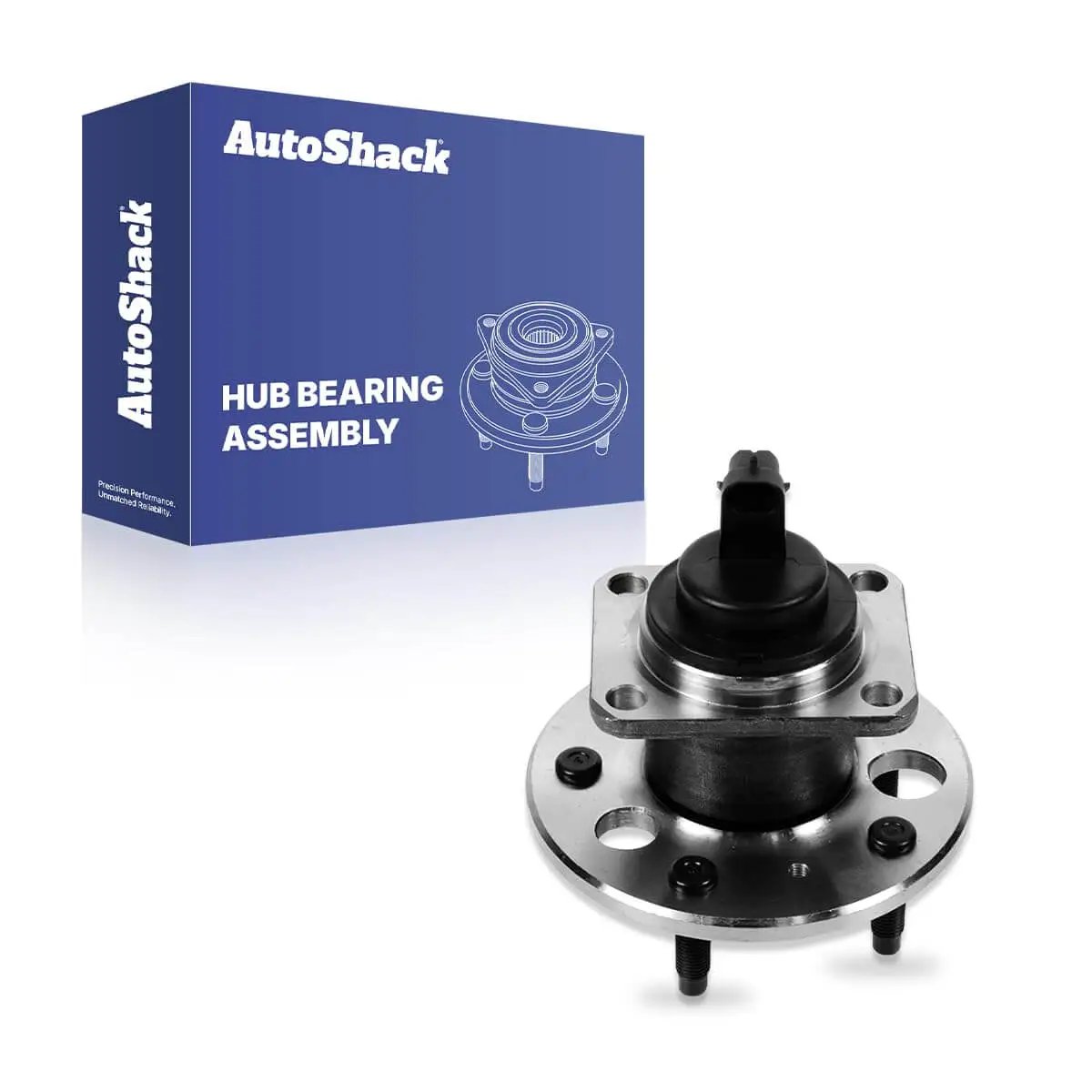 Rear Wheel Hub Bearing Assembly With ABS For Left Or Right Side For 2006-2011 Buick Lucerne, with AutoShack packaging