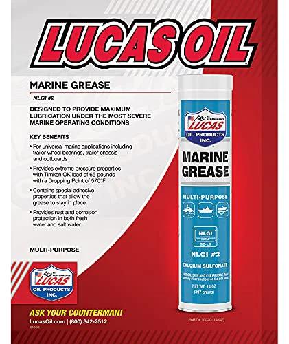 Marine Grease 3 Ounce Tubes Combo Pack For Salt Water And Fresh Water Protection With Long Lasting Water Resistance Extreme Friction Reduction 550 Degree Drop Point Three Tubes Total From Lucas Oil