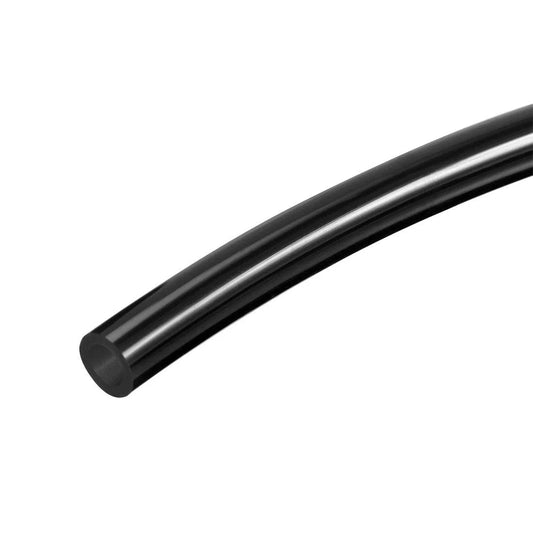 Flexible black Durable 8mm OD By 5mm ID PU Pneumatic Air Tubing Hose, 2m Length for air compressors and DIY pneumatics.