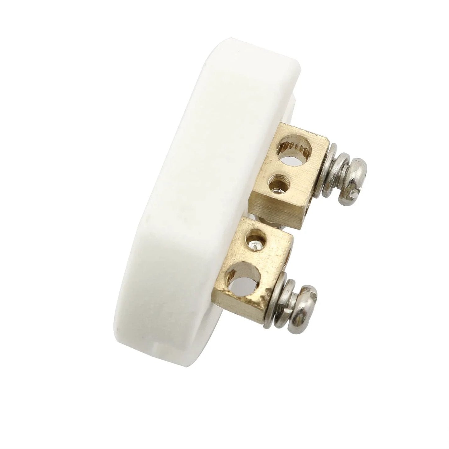 High Temperature Ceramic Terminal Block For K-Type Thermocouples, Unglazed Porcelain Connector, AWG 8, 3.3 mm Compatible