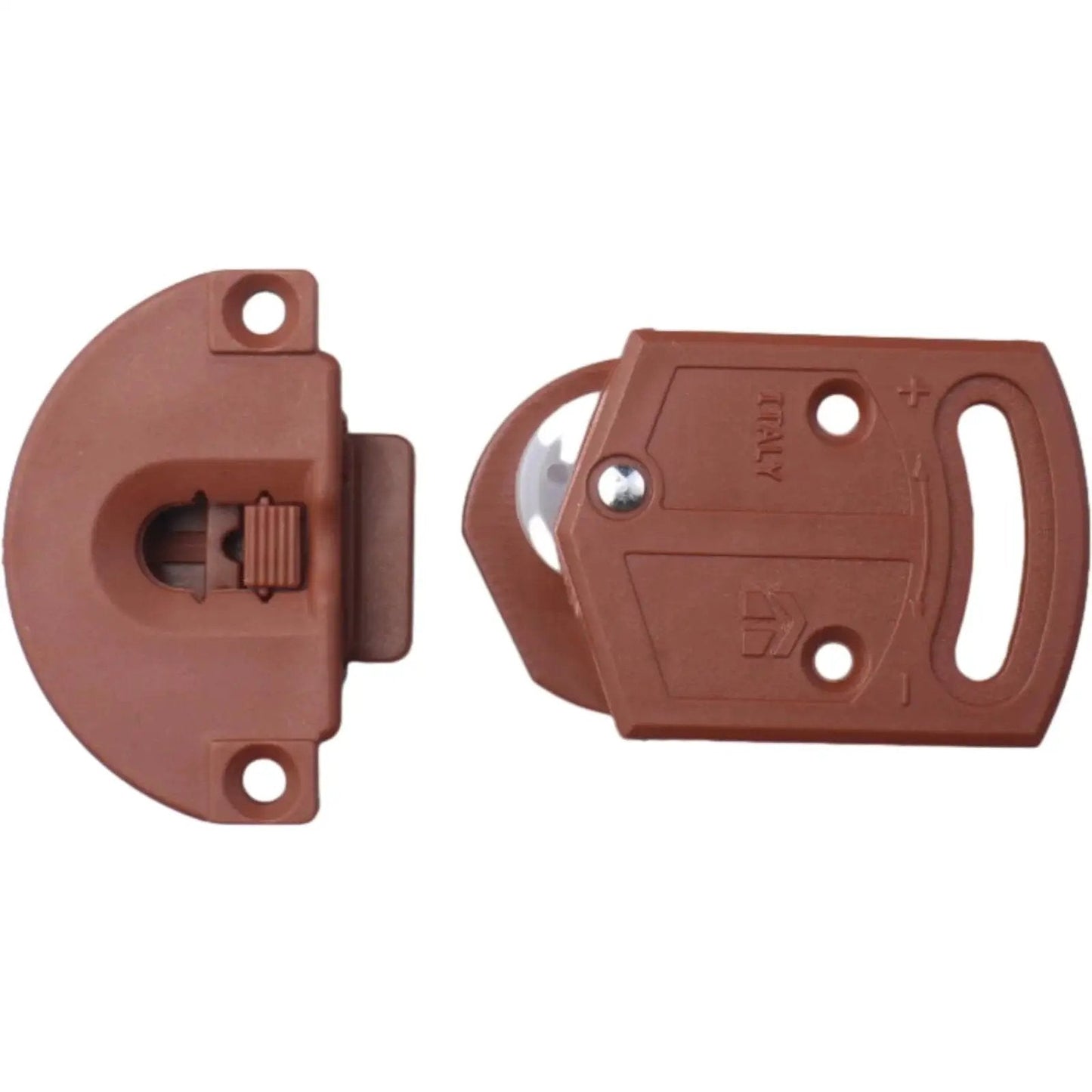 4-Piece Old-Fashioned Wardrobe Sliding Door Roller Gear Track Kit With Pulley For Closet And Sliding Doors, Red ABS Wheels, Easy Install
