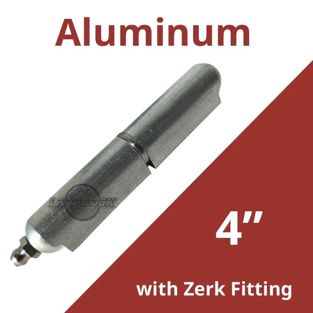 4 Inch Aluminum Weld On Bullet Hinge With Stainless Steel Bushing And Pin And Grease Zerk Fitting for industrial use