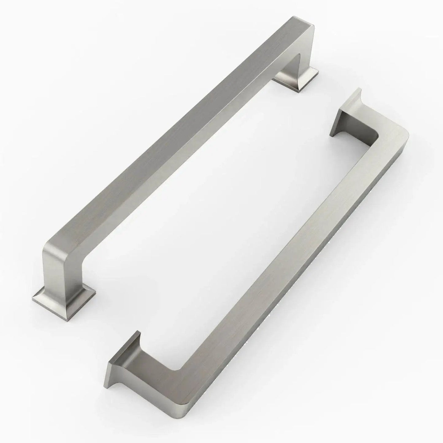 Brushed Nickel 7 Inch Cabinet Handles 10 Pack Modern Kitchen Cabinet Pulls Durable Metal Hardware for Cabinets and Furniture