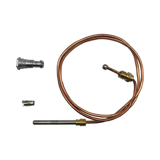 24 Inch Universal Replacement Thermocouple for Gas Furnaces Boilers and Water Heaters Heavy Duty Stainless Steel Element for Long Life Easy Install by Zero