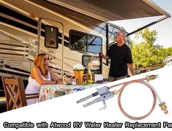 Water Heater Pilot Assembly With Thermocouple Kit For RV Propane Gas Heaters Replacement Atwood 91603 91214 12 Inch Unit