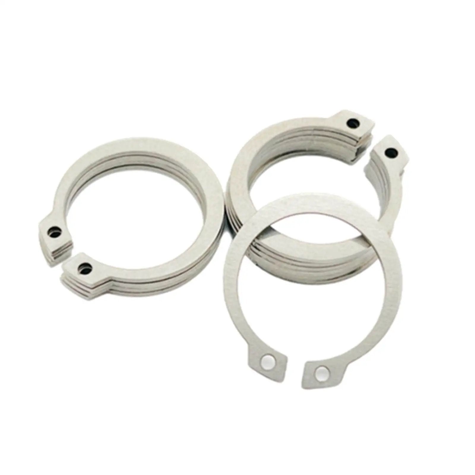 50 Pcs External Circlips C Clip Retaining Rings 304 Stainless Steel For Axles Shafts And Other Moving Parts Size Options 21mm To 25mm Durable Pro Grade Heavy Duty Snap Rings Kit