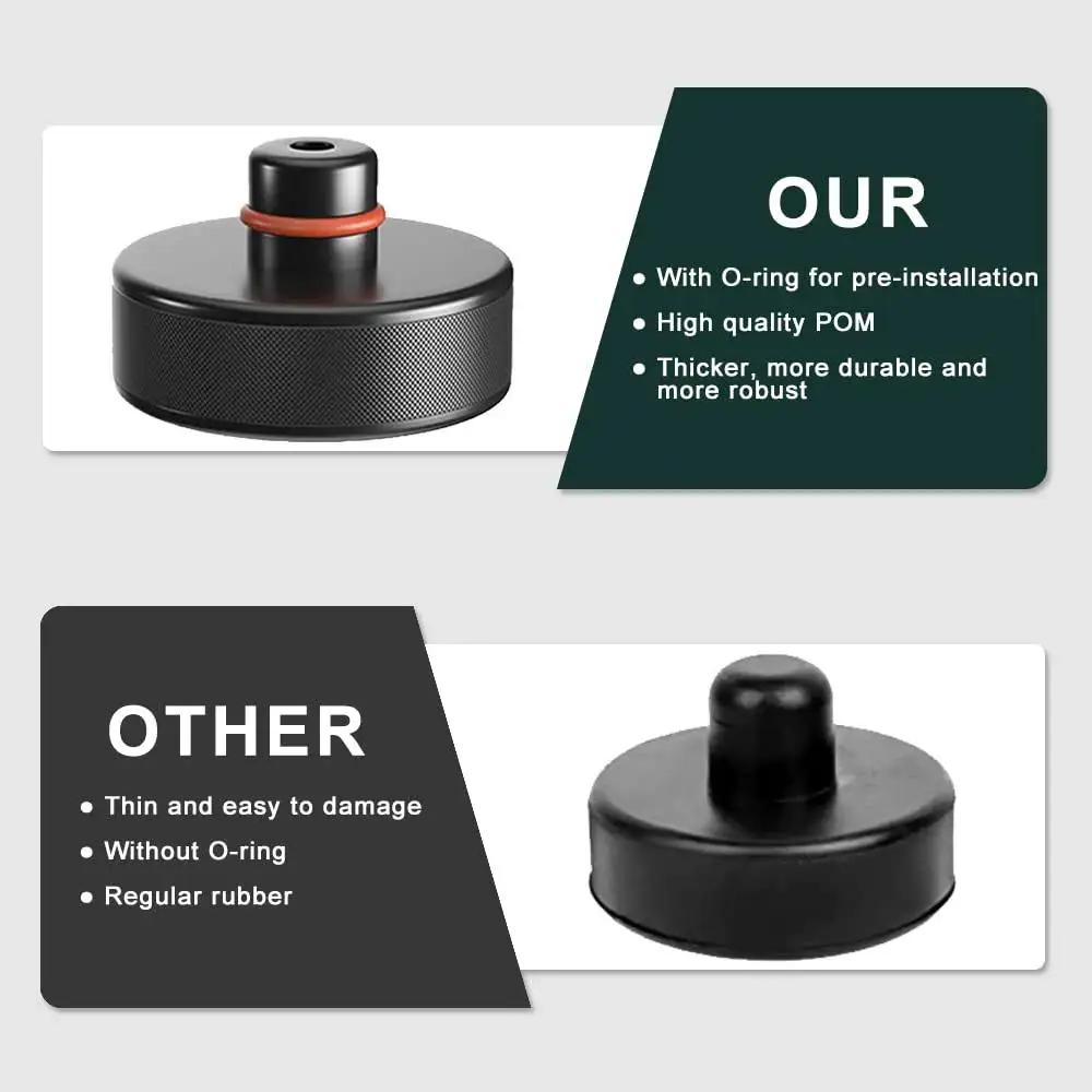Comparison of Jack Pad Set For Tesla Models 3 S X Y with durable rubber and O-ring vs regular rubber pad