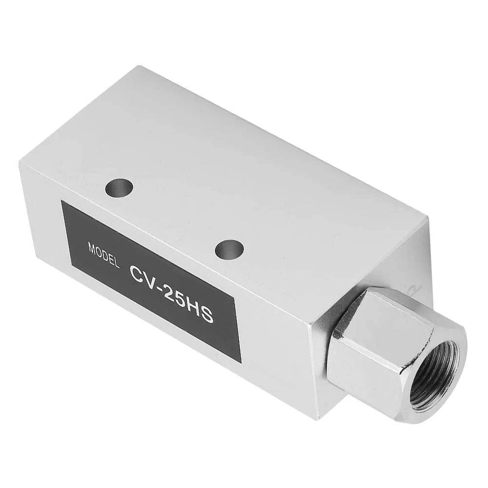 CV25HS Vacuum Generator Ejector For Pneumatic Systems With 1.5 Millimeter Nozzle And Rp One Quarter Inch Thread Diameter Aluminum Alloy Construction