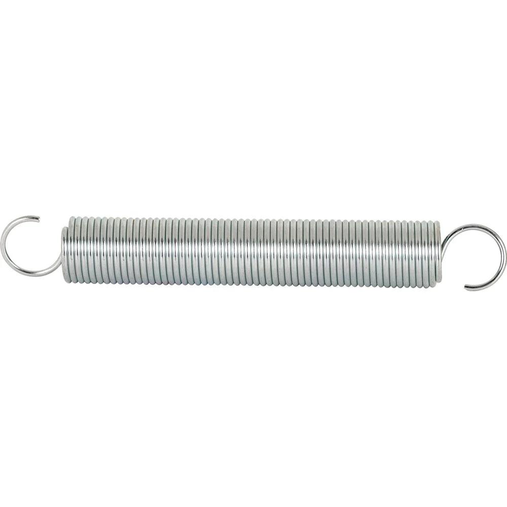 Extension Spring 0.105 Gauge By One And One Sixteenth Inch By Seven Inch Nickel Plated Spring Steel Open Single Loop SP 9628