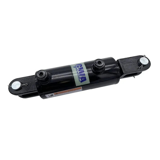 Clevis Weld Hydraulic Cylinder 3 Inch Bore 10 Inch Stroke SAE 8 Port 3000 PSI, black, side view with ports visible.