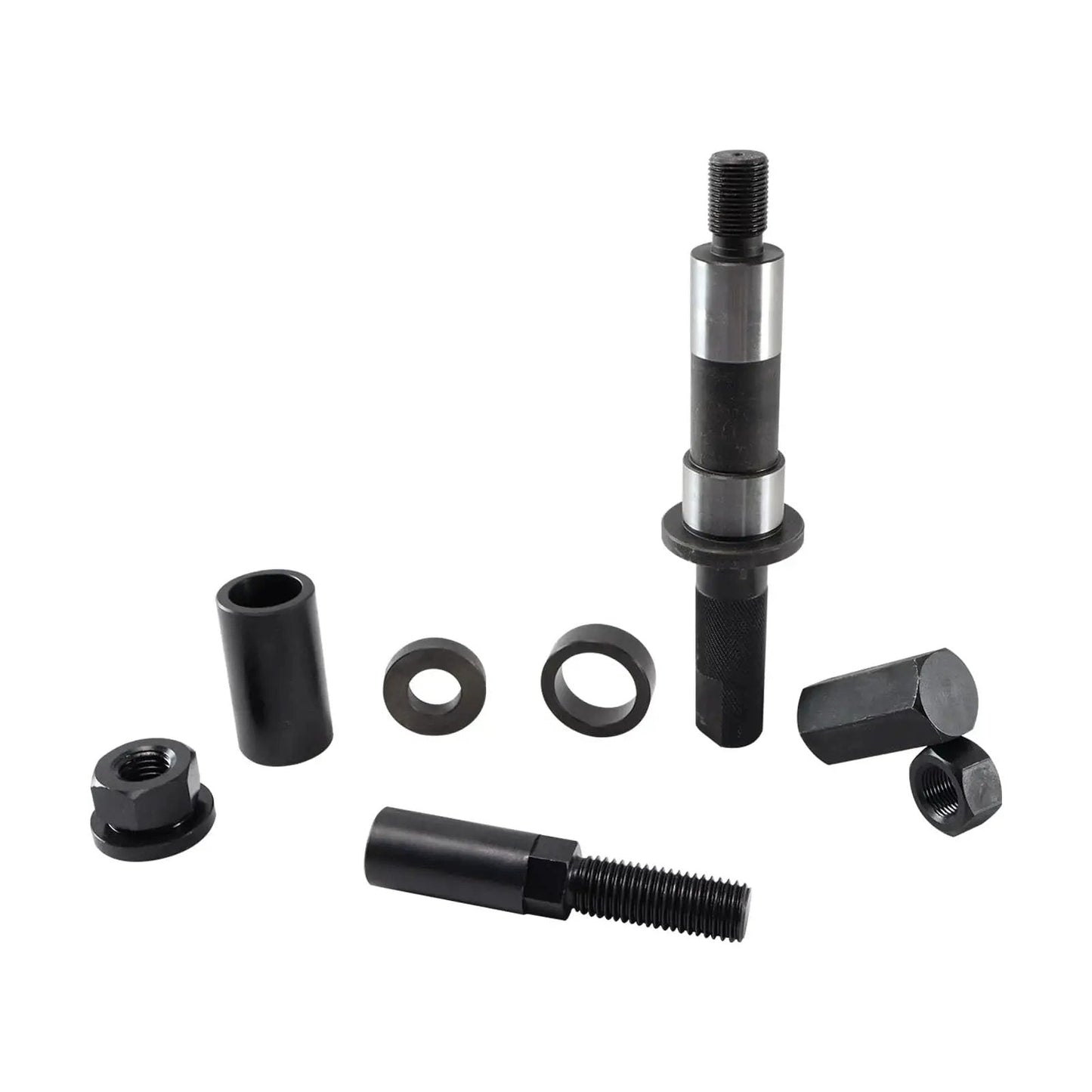 Rear Spindle Bearing Setup Tool Kit For 1963 Through 1982 Corvette, showcasing components for easy rear wheel bearing and spindle work.