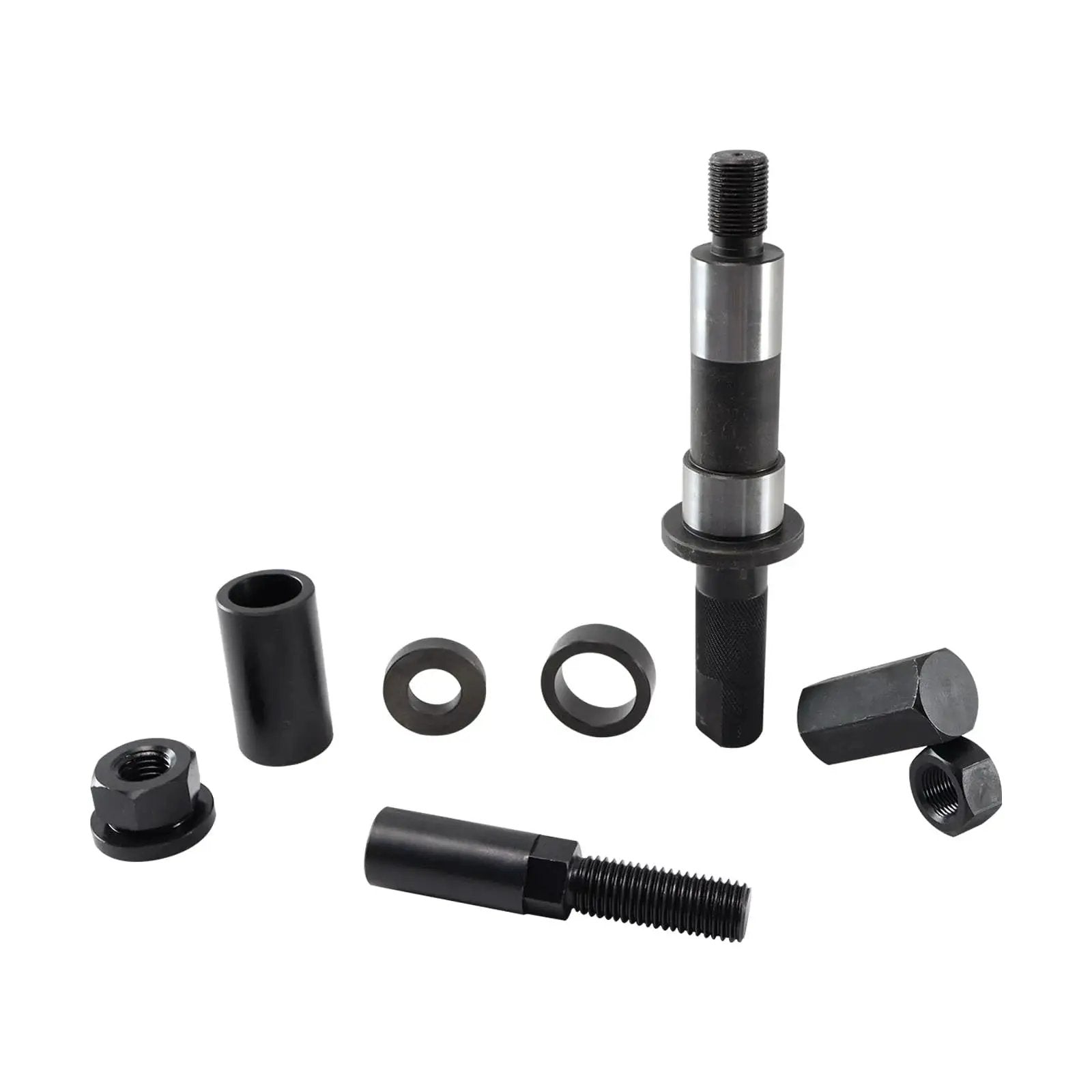 Rear Spindle Bearing Setup Tool Kit For 1963 Through 1982 Corvette, showcasing components for easy rear wheel bearing and spindle work.