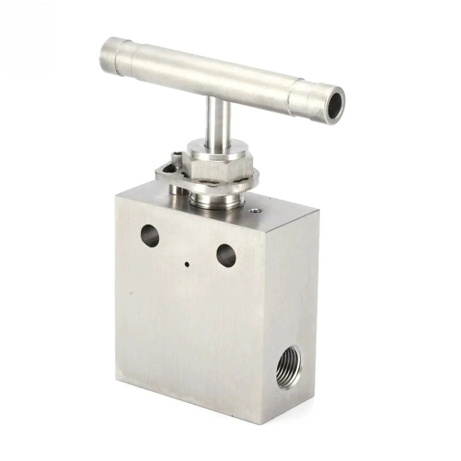 High Pressure 20000 Psi Ultra High Needle Valve Stainless Steel for Hydraulic Systems with one quarter inch port