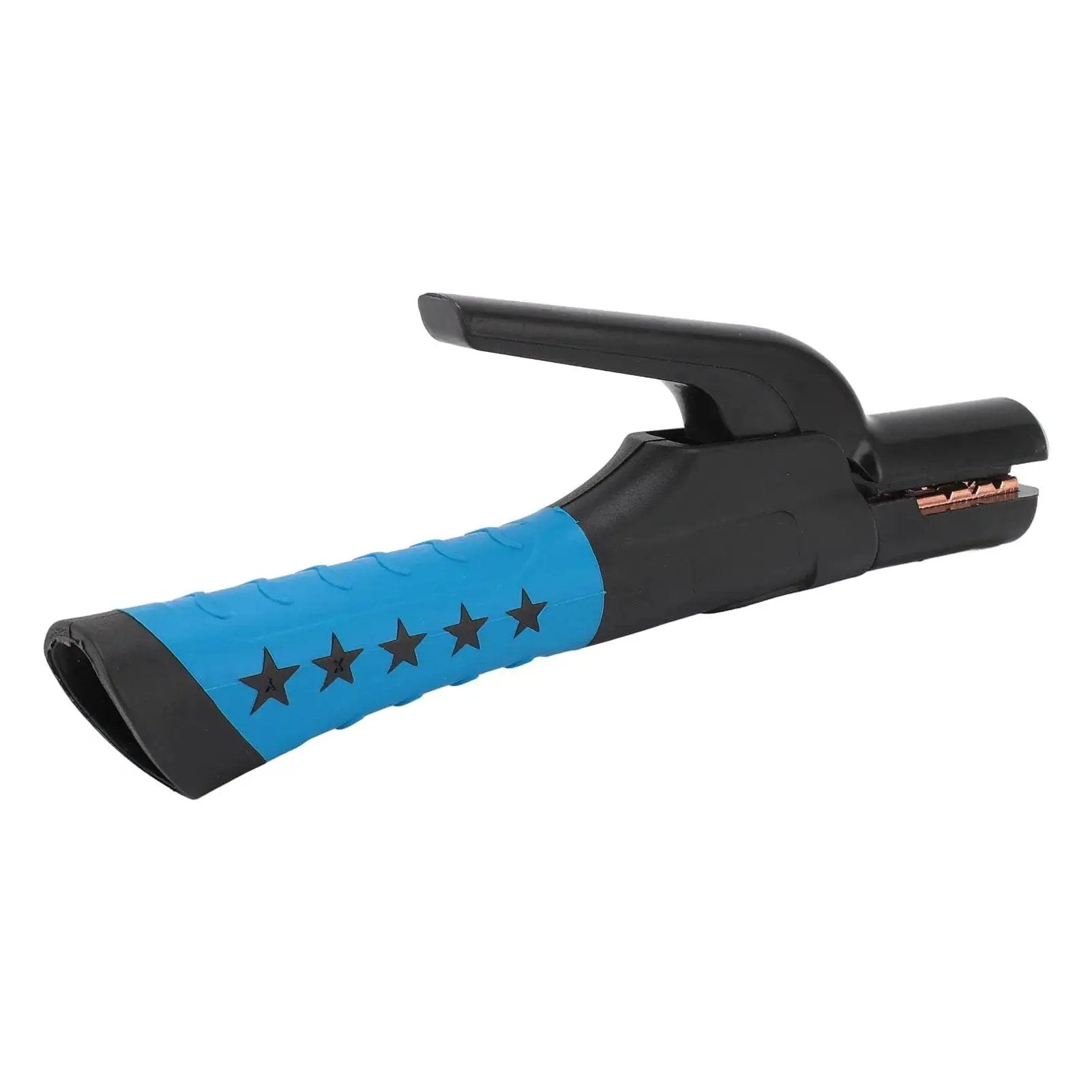 Multi Angle Welding Electrode Holder With Insulated Handle 501A Clamp for Welding Tasks Copper Construction, side view
