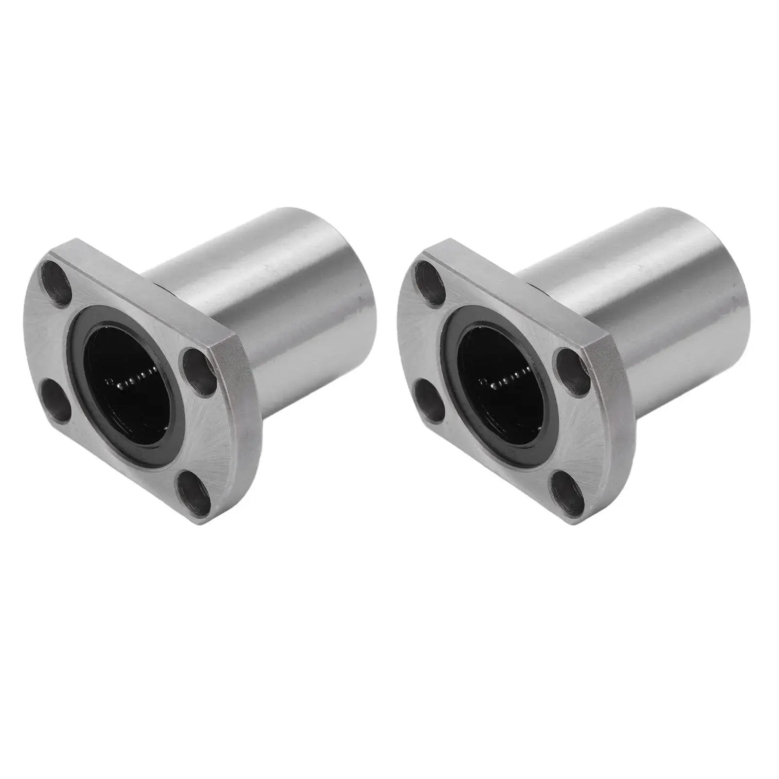 2Pcs Flange Linear Bearing Set For CNC Machines And Power Tools Heavy Duty Low Operating Load Point Contact Bearing Replacement